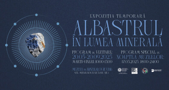 Expoziția temporară „Albastrul în lumea minerală”