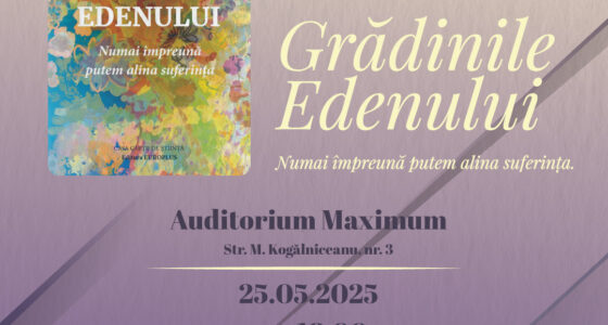 Lansarea albumului „Grădinile Edenului. Numai împreună putem alina suferința”