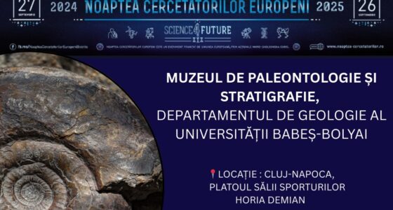 Noaptea Cercetătorilor Europeni 2025 – Muzeul de Paleontologie și Stratigrafie