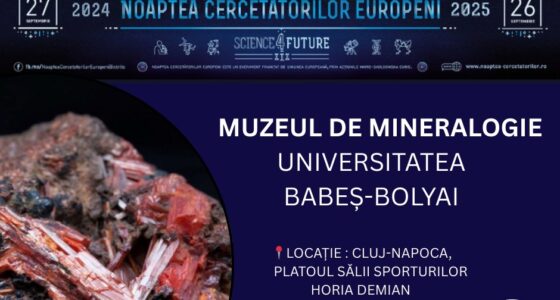 Noaptea Cercetătorilor Europeni 2025 – Muzeul de Mineralogie