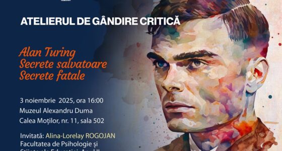 Atelierul de gândire critică: „Alan Turing. Secrete salvatoare. Secrete finale”