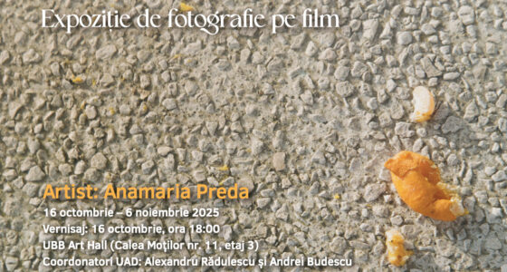 Expoziție de fotografie pe film: I might love you in the process of it all – Anamaria Preda
