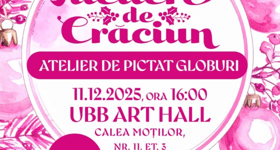 Ateliere de Crăciun: Atelier de pictat globuri