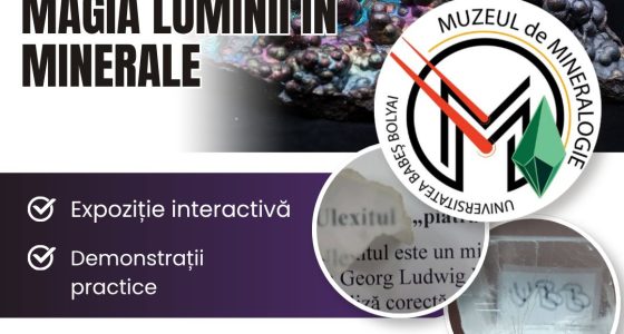 Muzeul de Mineralogie la Noaptea Cercetătorilor Europeni 2026